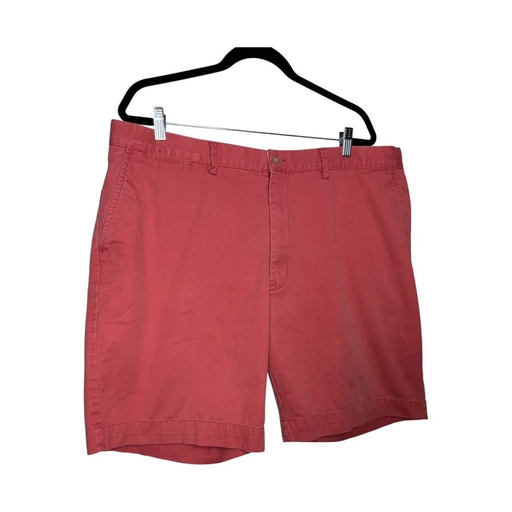 Polo Ralph Lauren Prospect Shorts Men 42 Coral Pink Salmon Cotton Chino 9 Inseam